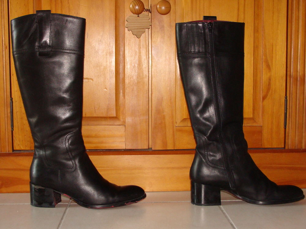 Femme Bottes cuir marque Ilario Ferucci Chaussures