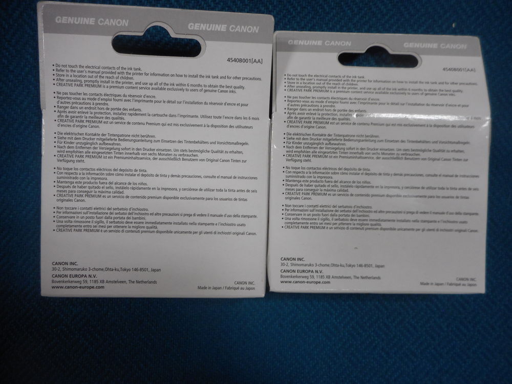 Lot de 2 cartouches canon pixma 526 noire Matériel informatique