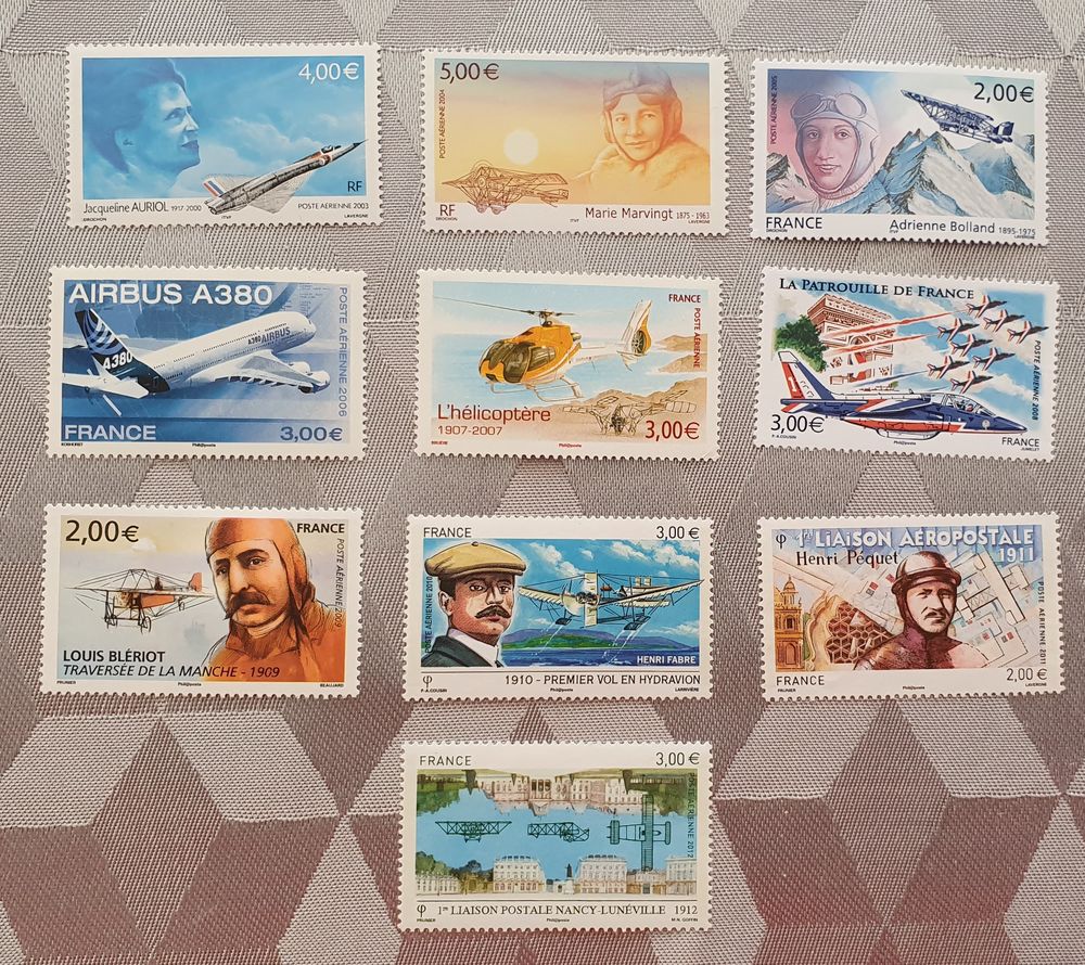 Timbres 66 &agrave; 75 neufs u &agrave; 80% faciale 