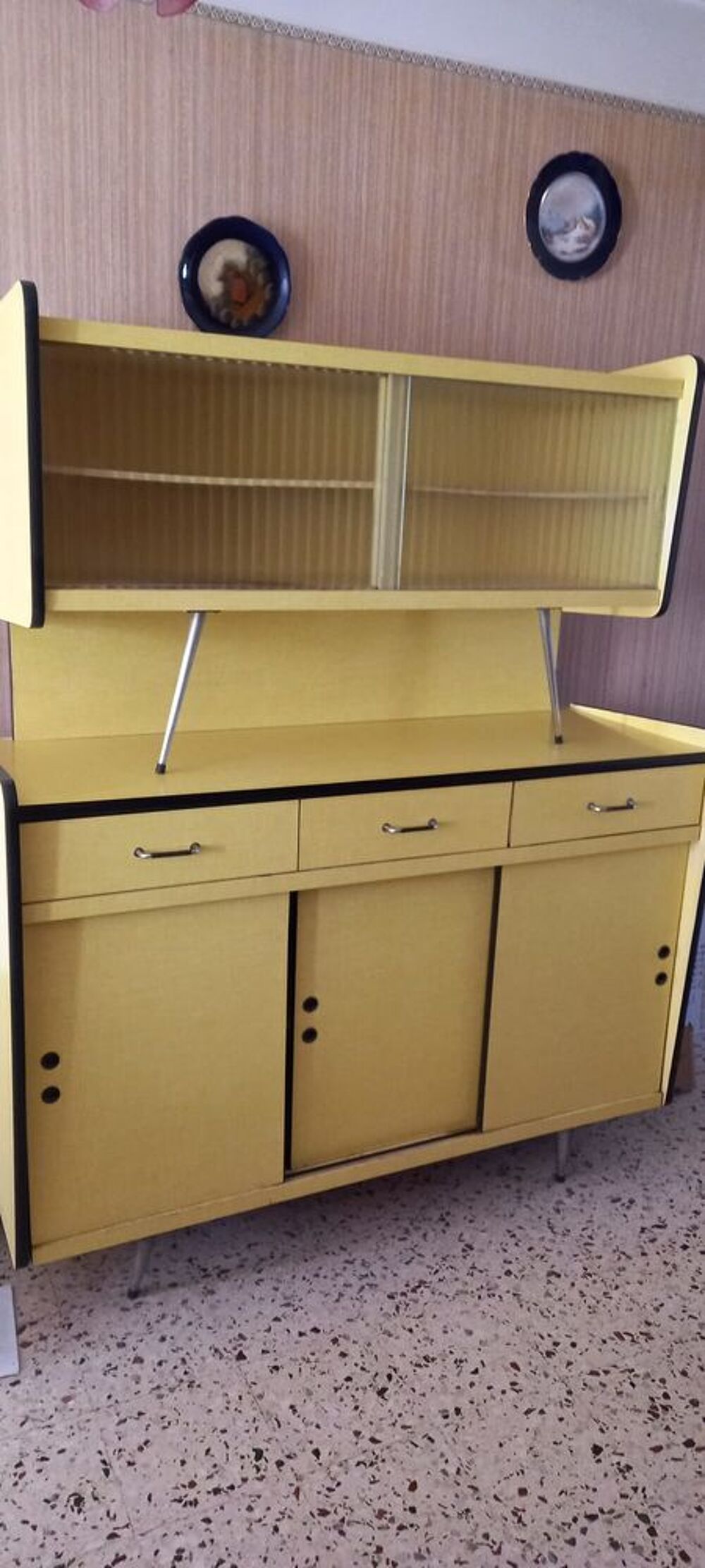 BUFFET HAUT VINTAGE - L 1,40 l 50 H 1.74 m Meubles