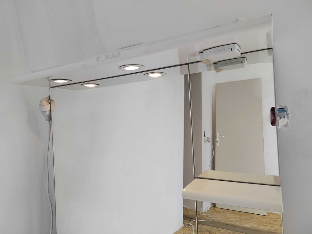 Miroir salle de bain Tol&egrave;de 80 blanc Meubles