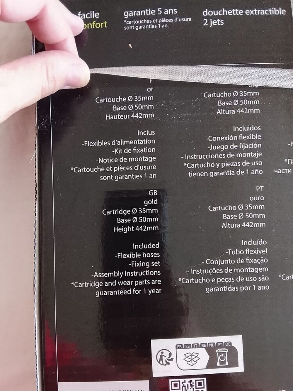 Mitigeur &eacute;vier douchette Cuisine