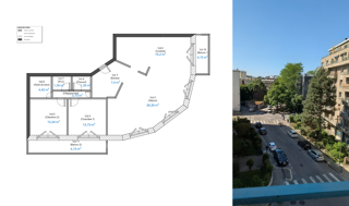  Appartement à vendre 3 pièces 86 m²