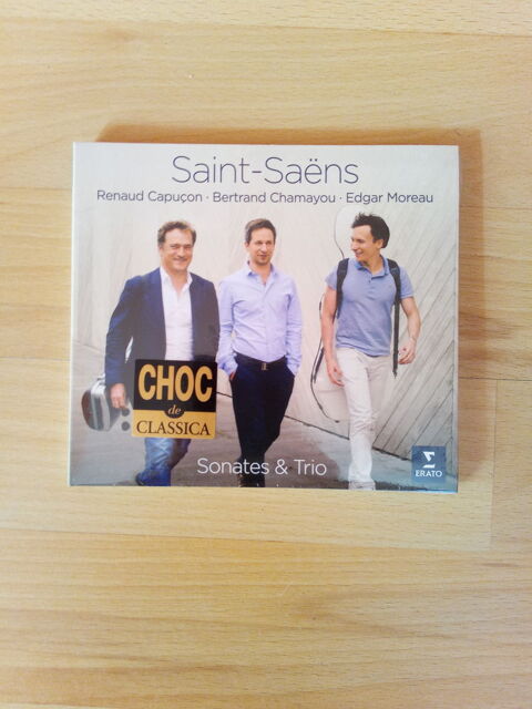 CD Saint-Sans: Sonates et Trio (Neuf) 19 Ardoix (07)