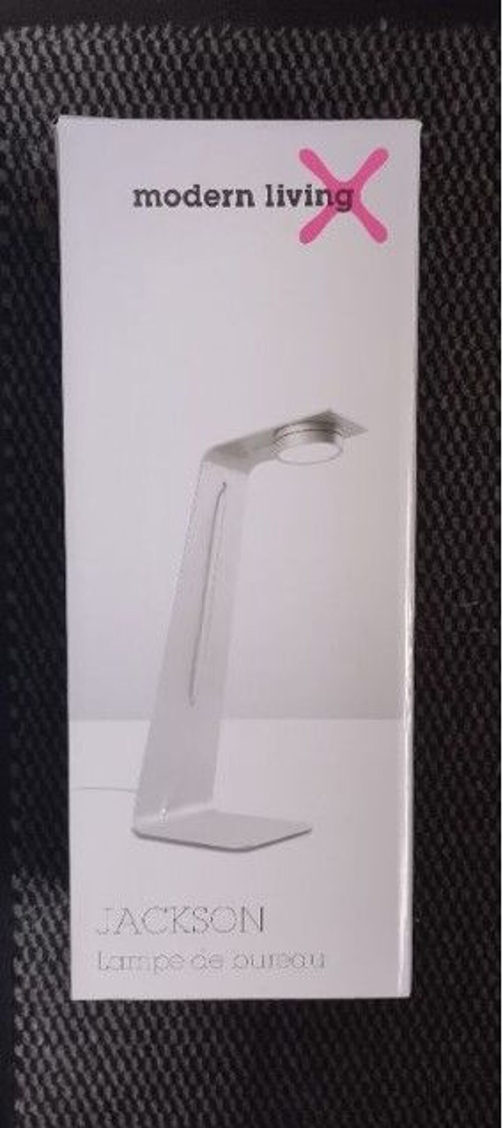 Lampe de bureau LED H. 37 cm JACKSON gris Décoration