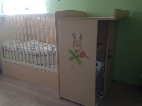 lit volutif compact bois 150 Saint-Aignan-de-Cramesnil (14)