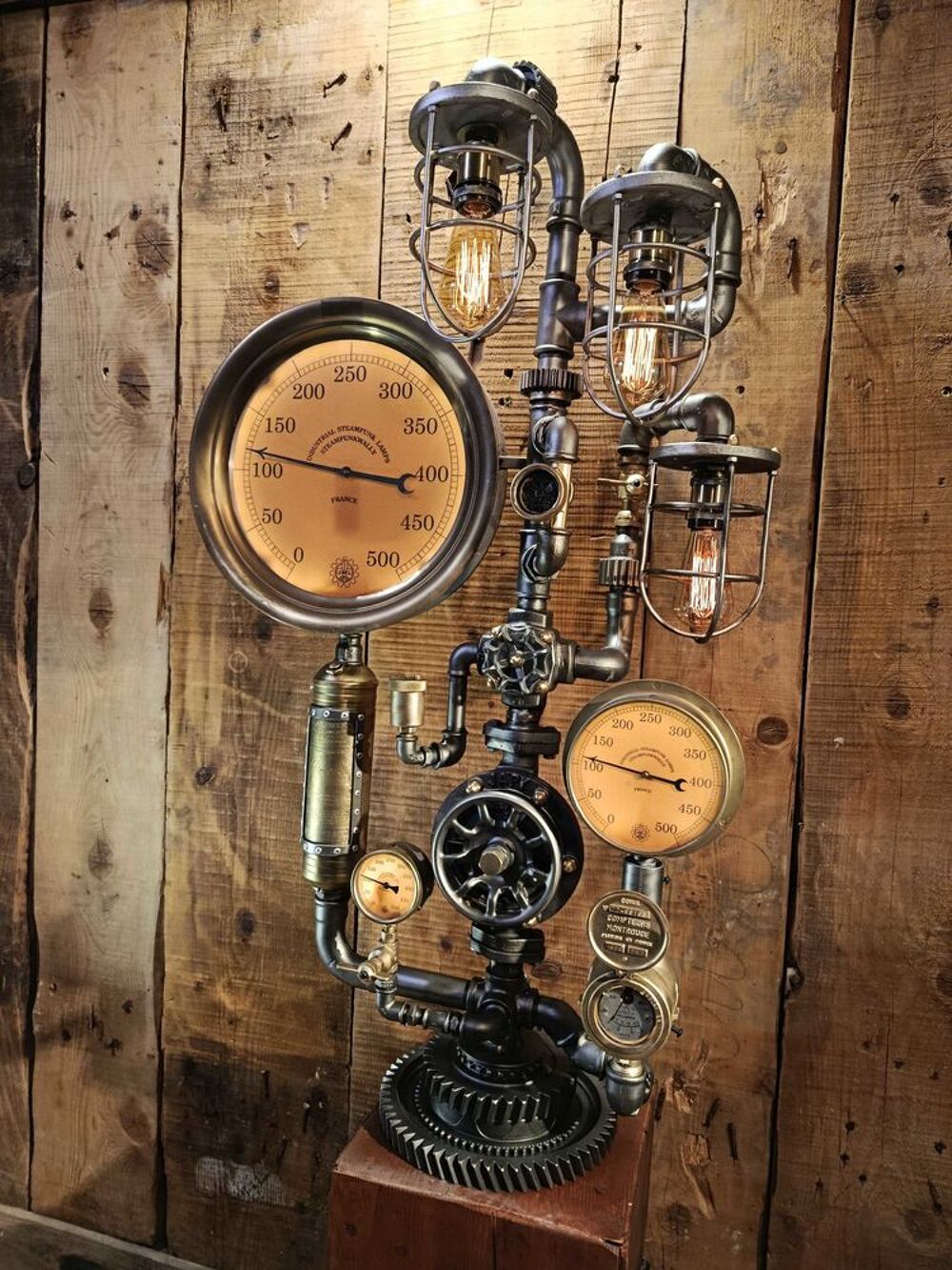 steampunklampe 