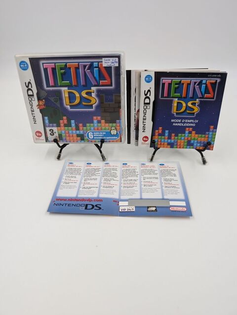 Jeu Nintendo DS Tetris DS en boite, complet + VIP non gratté 19 Vulbens (74)