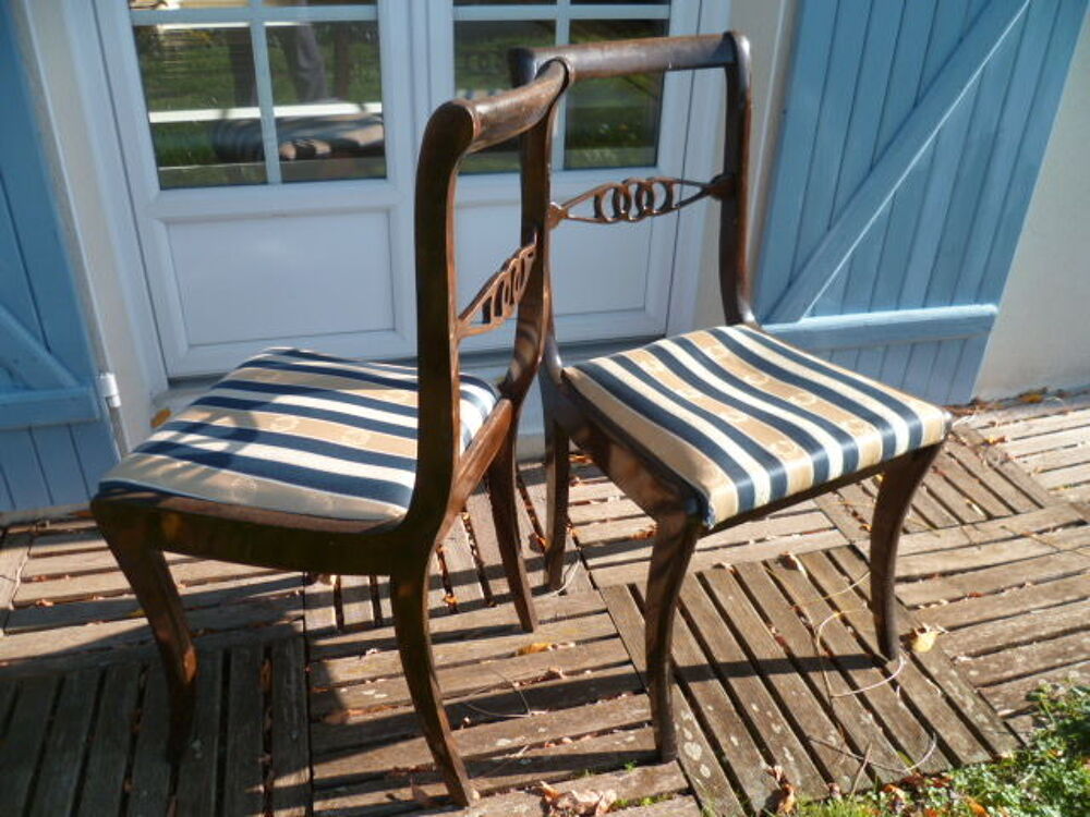 2 jolies chaises style empire originales et en bon &eacute;tat Meubles