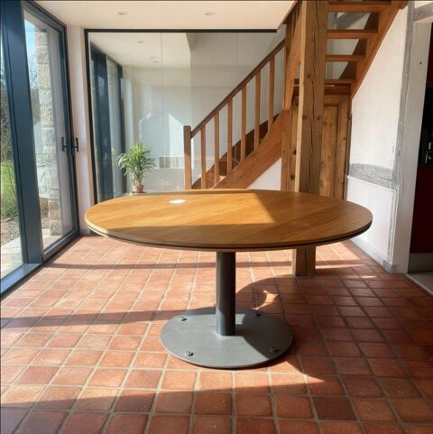 Table en bois ronde diametre 140 220 Cond�-sur-Risle (27)
