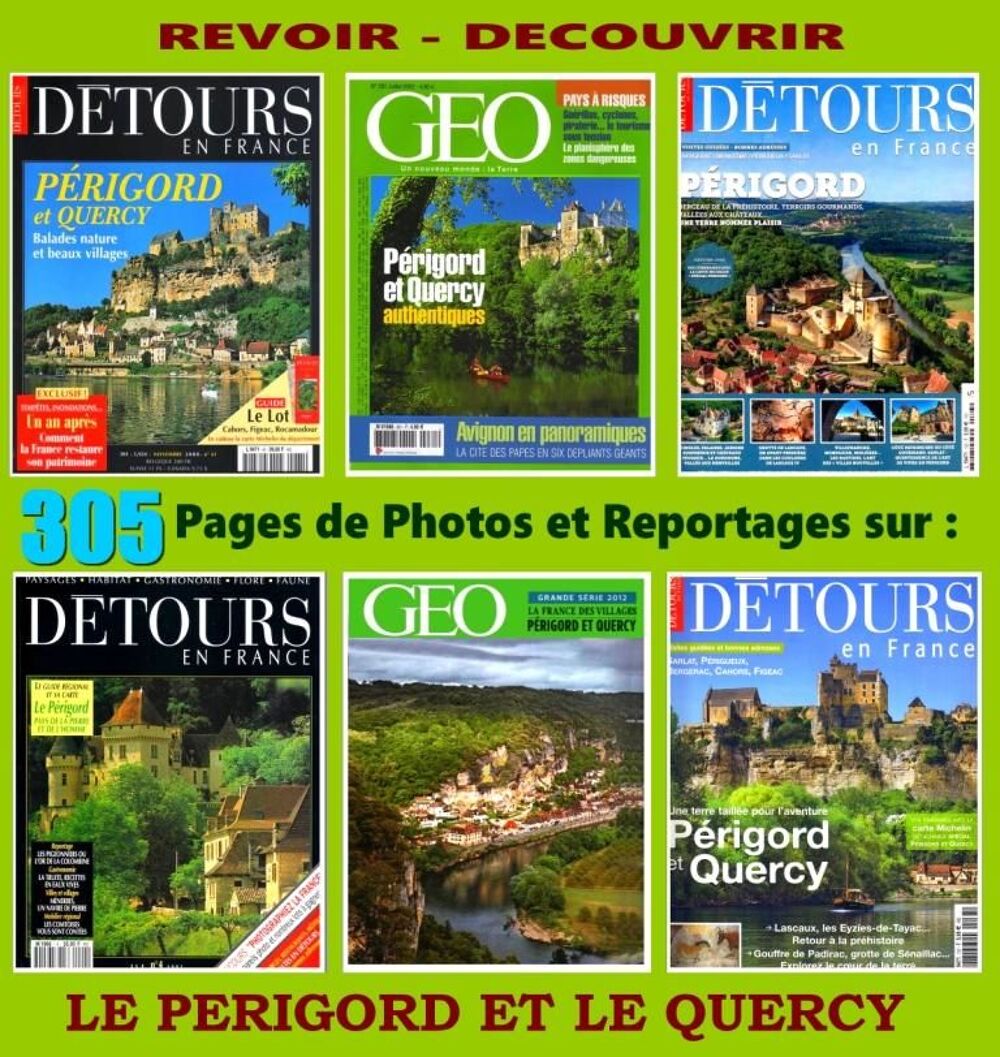 LE P&Eacute;RIGORD - tourisme - QUERCY / prixportcompris Livres et BD