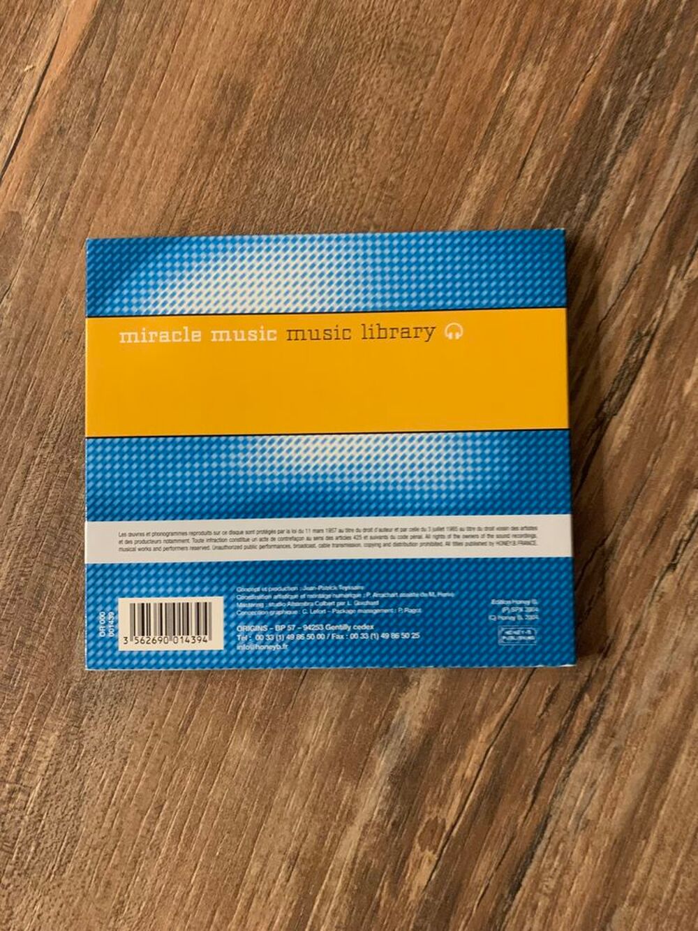 CD Miracle music " The miracle of water " CD et vinyles