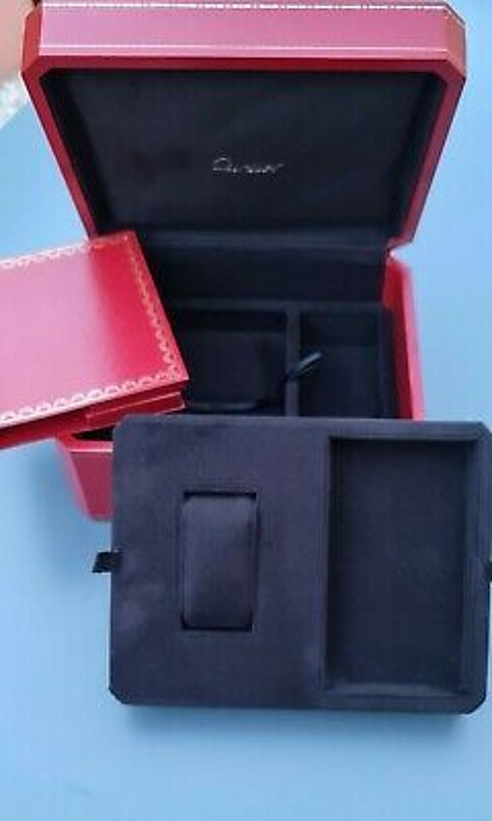 GRAND COFFRET BO&Icirc;TE RARE VINTAGE POUR MONTRE CARTIER Bijoux et montres