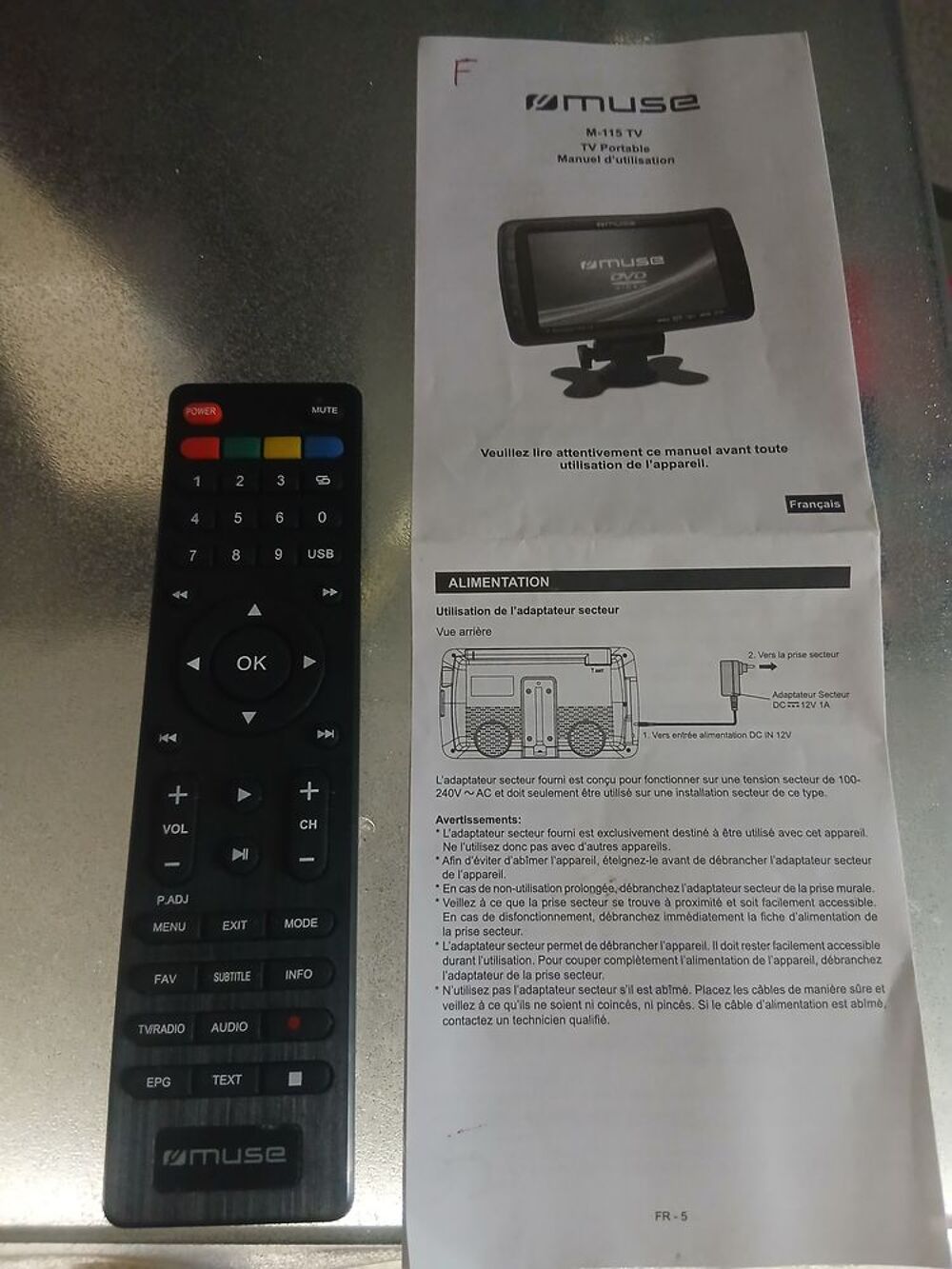mini TV numerique 12 volts Photos/Video/TV