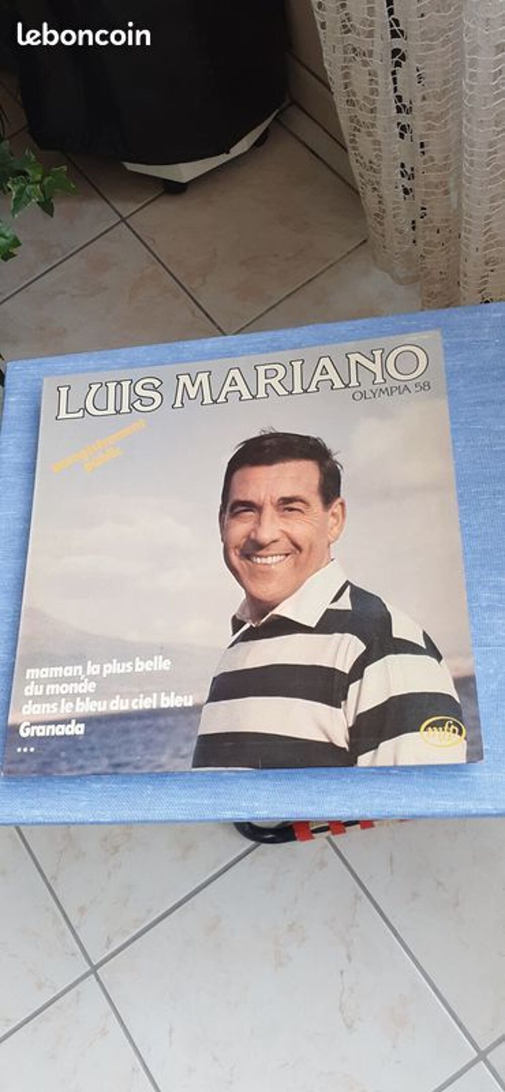 Lot de 2 disques vinyl 33 tours Luis Mariano CD et vinyles
