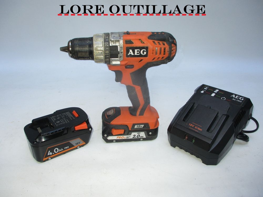 AEG BSB 18C - Visseuse / Perceuse &agrave; percussion Bricolage