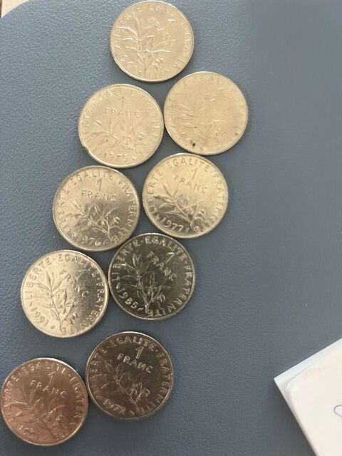 9 PIECES DE 1 FRANC 0 Calais (62)