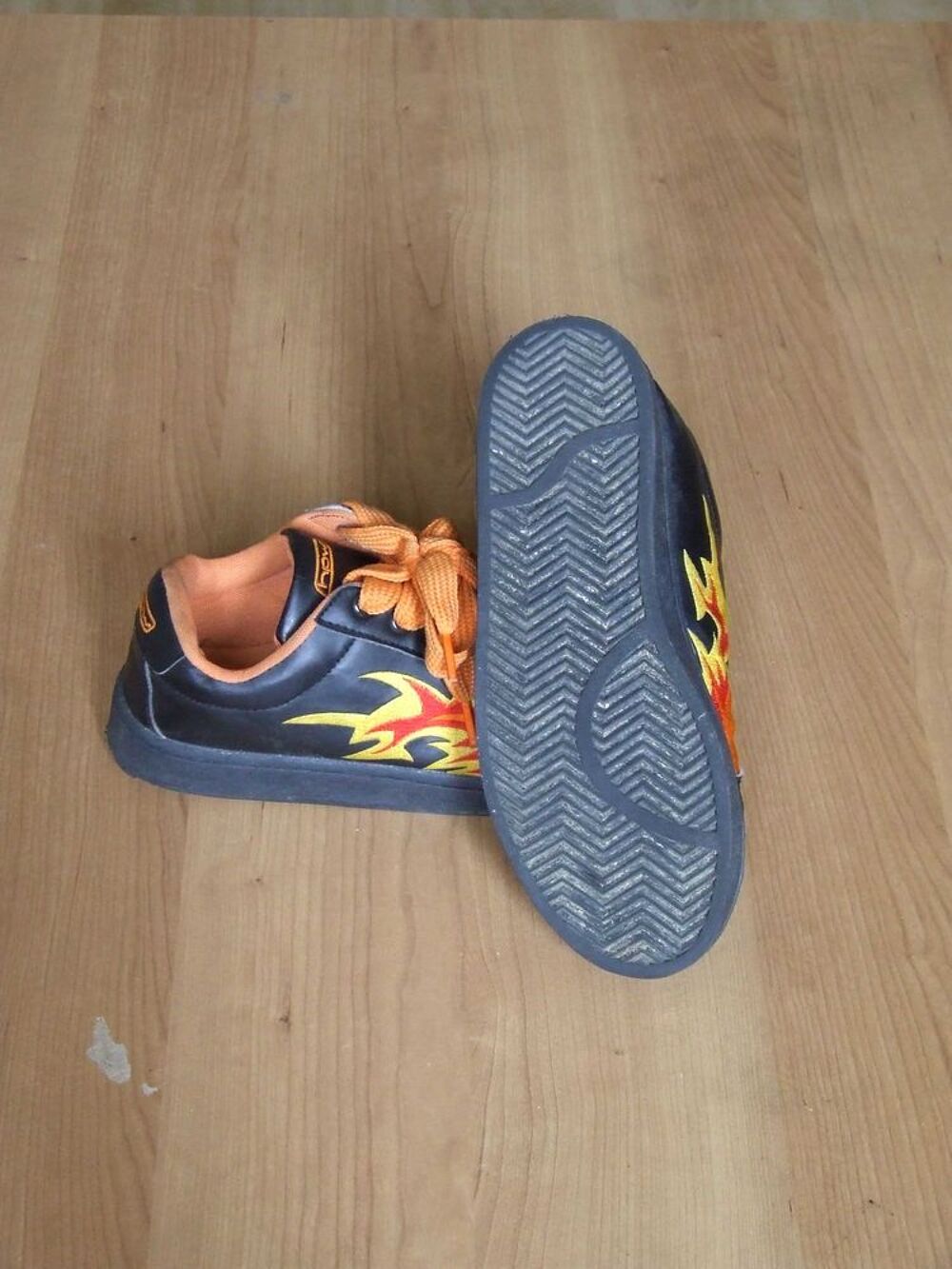 Baskets, Vans, Sneakers, Tennis, avec flammes, Taille 39 Chaussures