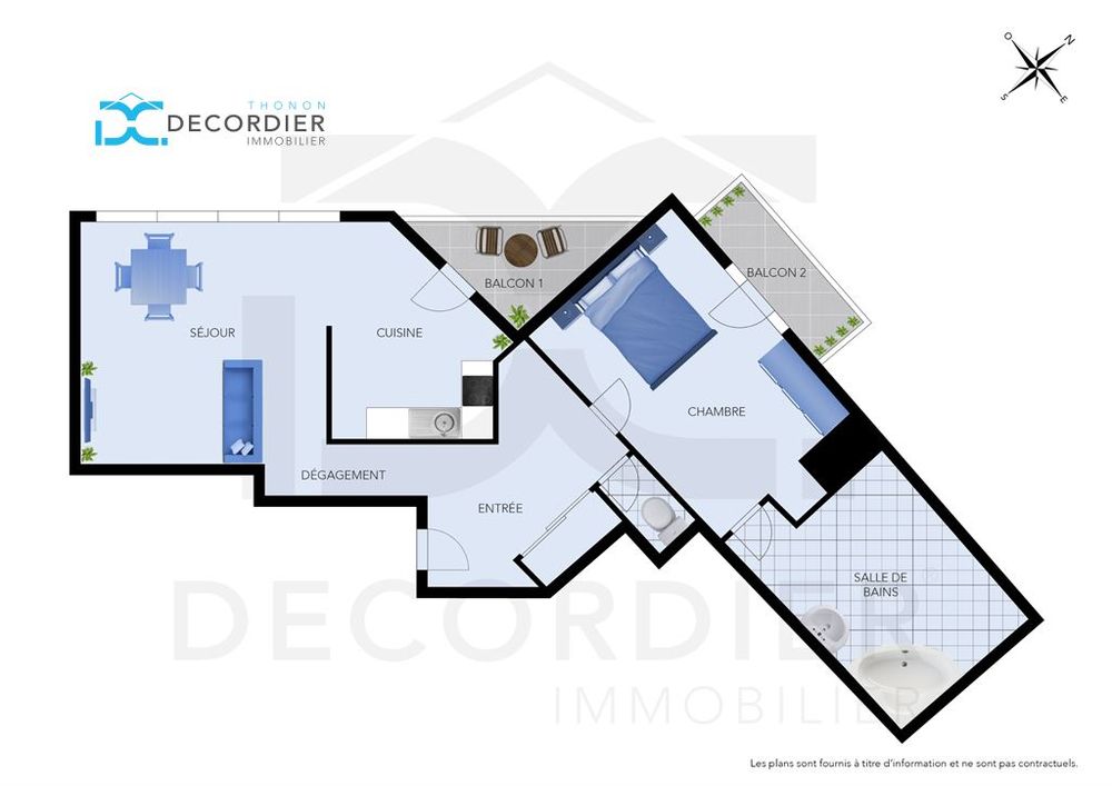 Vente Appartement Thonon-les-Bains : T2 entièrement rénové Thonon les bains