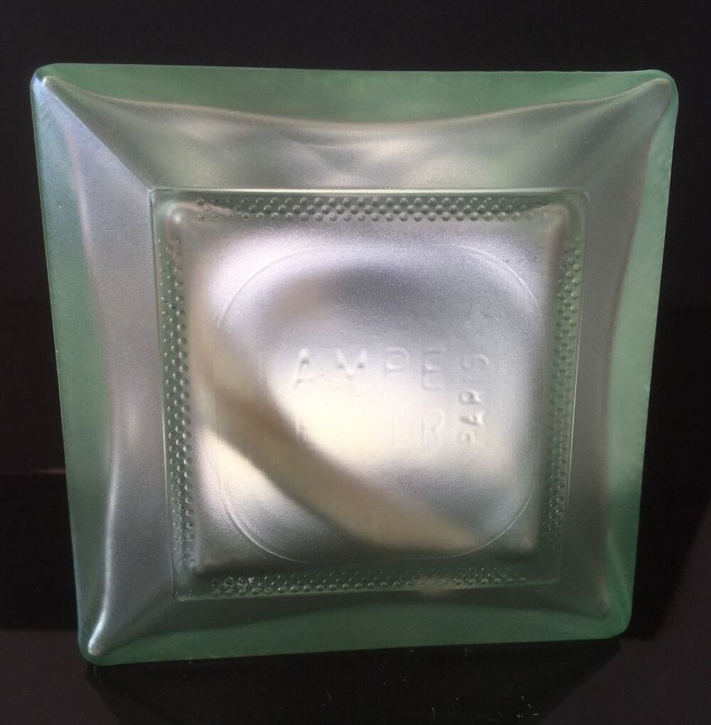 Lampe Berger Pyramide verte en verre
