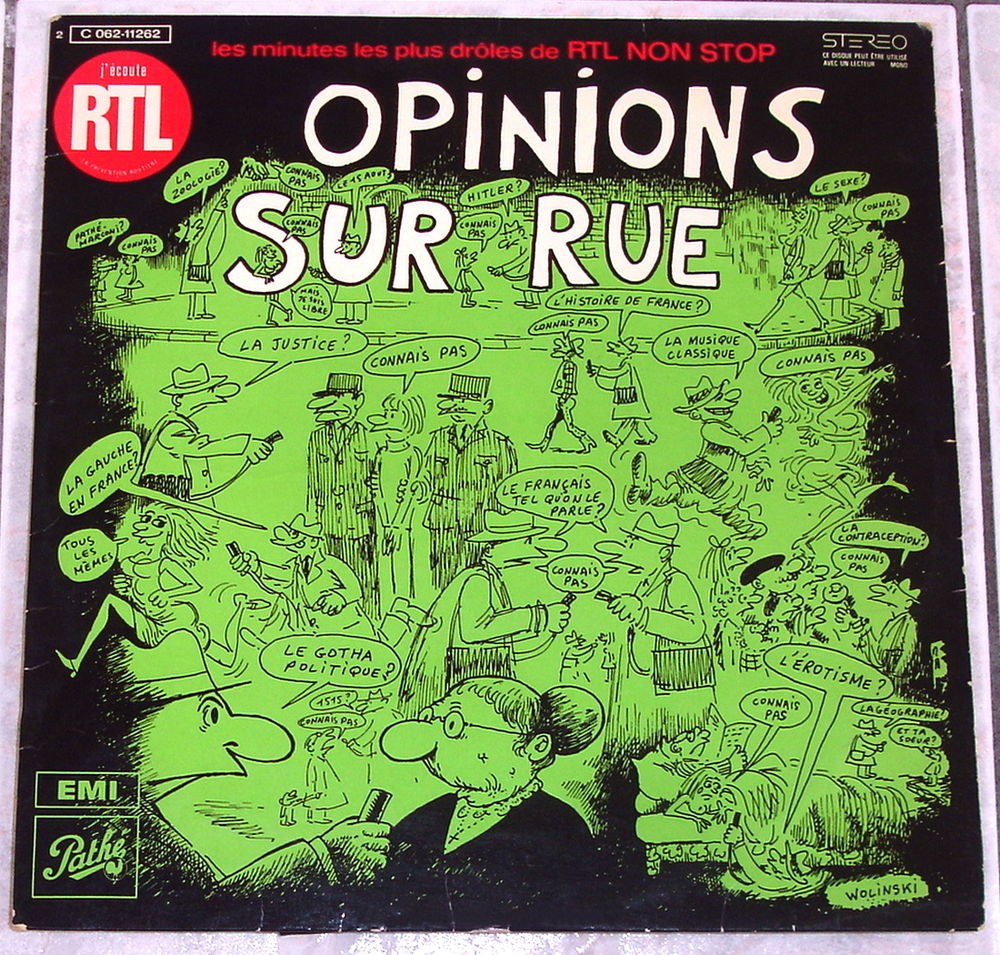 OPINIONS SUR RUE-33t-LES MINUTES LES + DR&Ocirc;LES RTL NON-STOP CD et vinyles