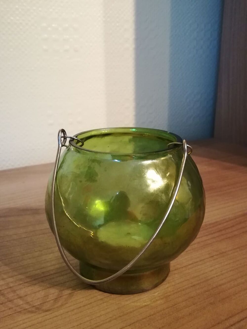 BOUGEOIR / PHOTOPHORE / EN VERRE coloris vert
Décoration