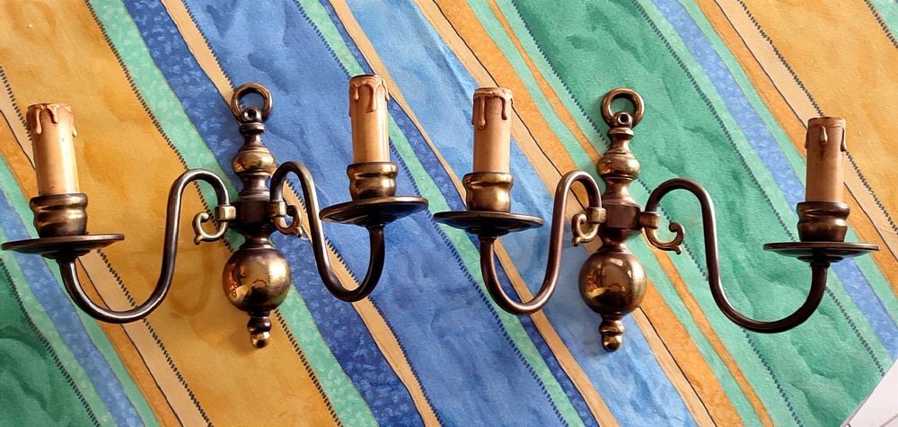 Appliques Bougeoirs Laiton Dcoration