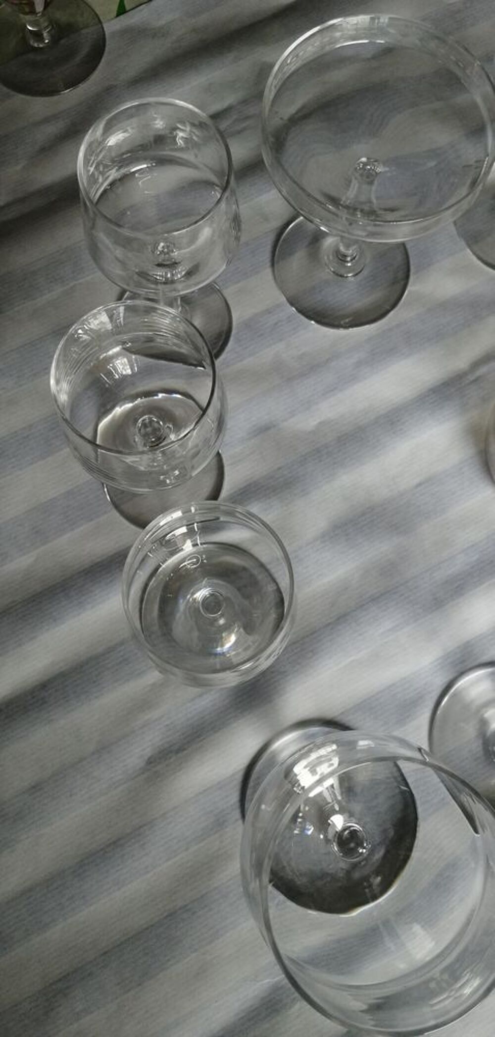 service de verres et carafe Décoration