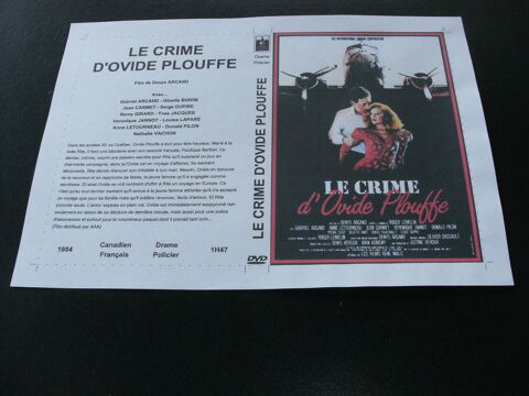 Film :   Le crime d'Ovide Plouffe   35 Saint-M�dard-en-Jalles (33)