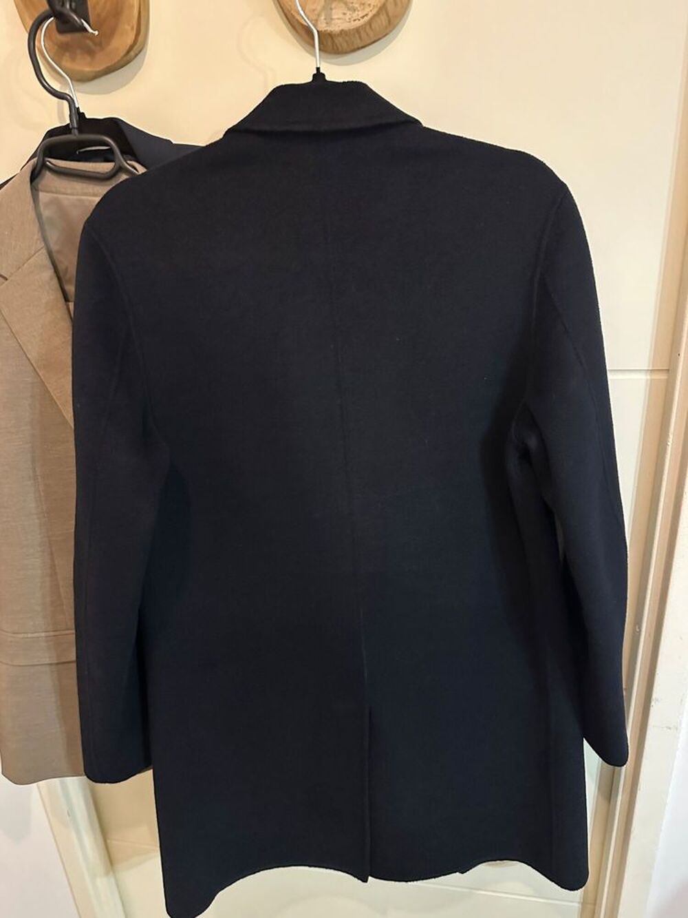 Manteau Long Bleu Marine Vêtements