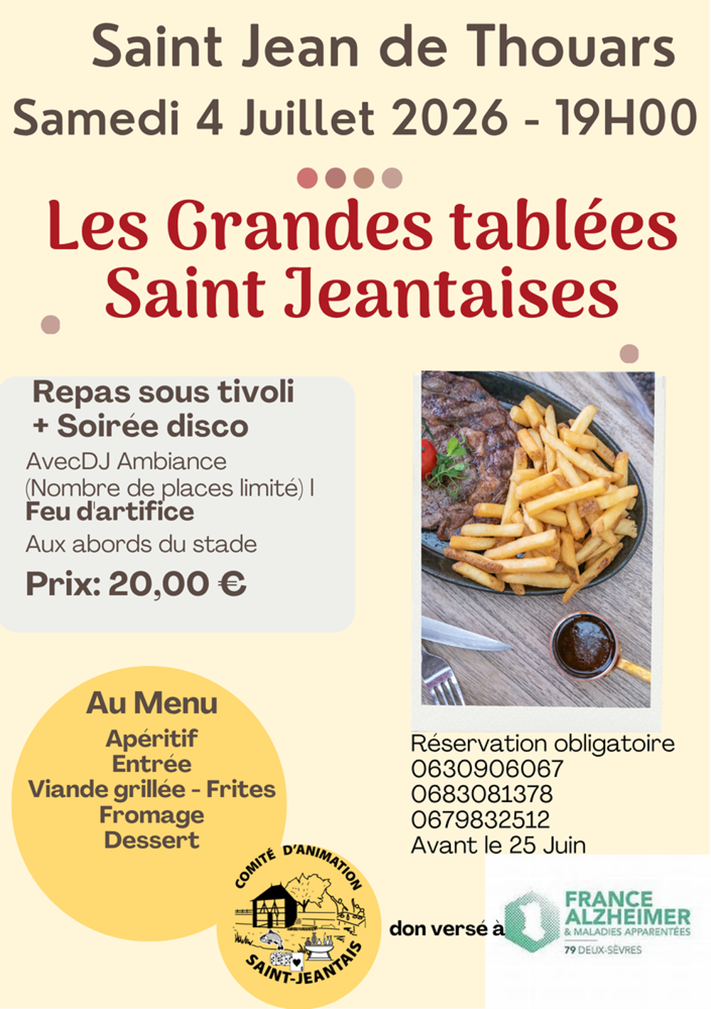 Saint Jean de Thouars, grandes tabl&eacute;ees et vide grenier Vide grenier, marché aux puces, braderie