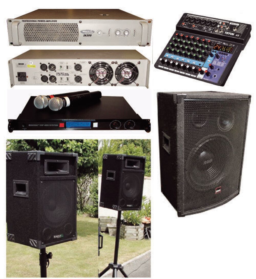 Ensemble de sonorisation Audio et hifi