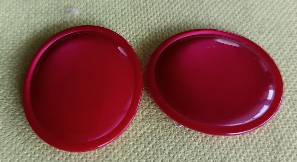 Lot Exceptionnel de 20 Boutons XXL Rouge LOT N&deg;16 