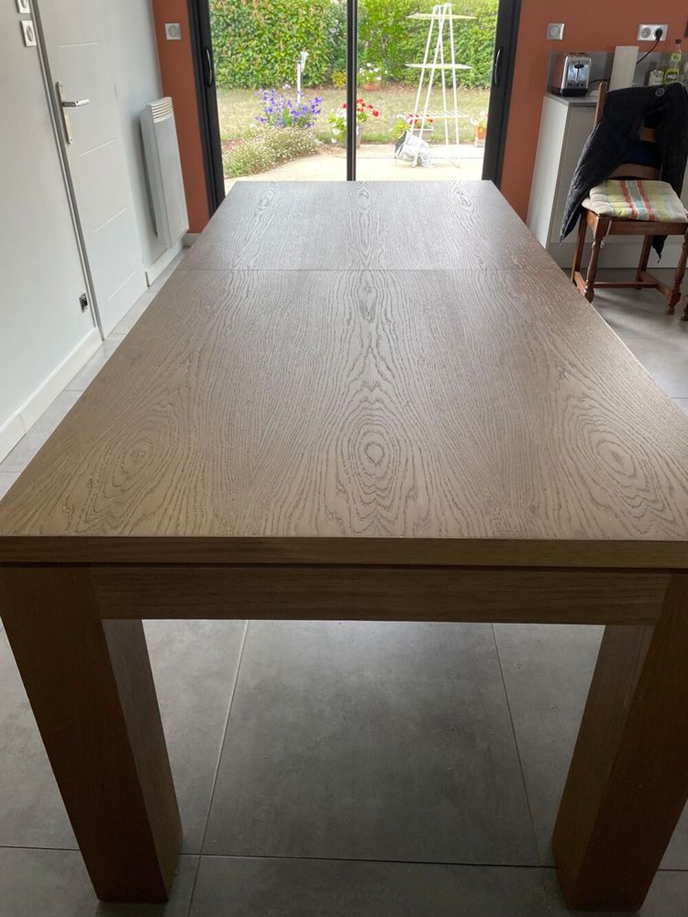 Table contemporaine extensible bois massif et table basse Meubles