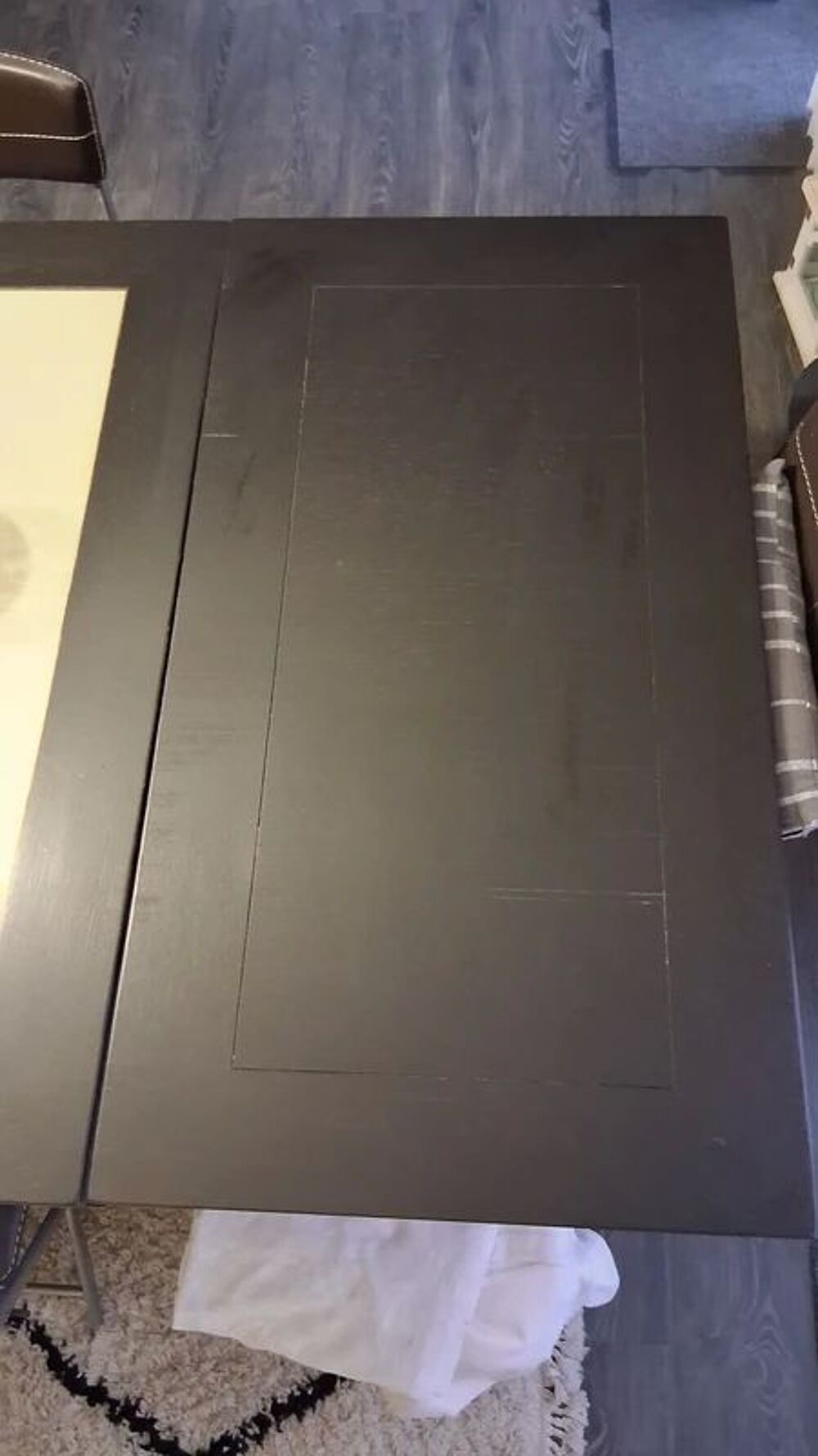 TABLE SALLE A MANGER EN WENGE(BOIS NOIR), LIVRAISON GRATUITE Décoration