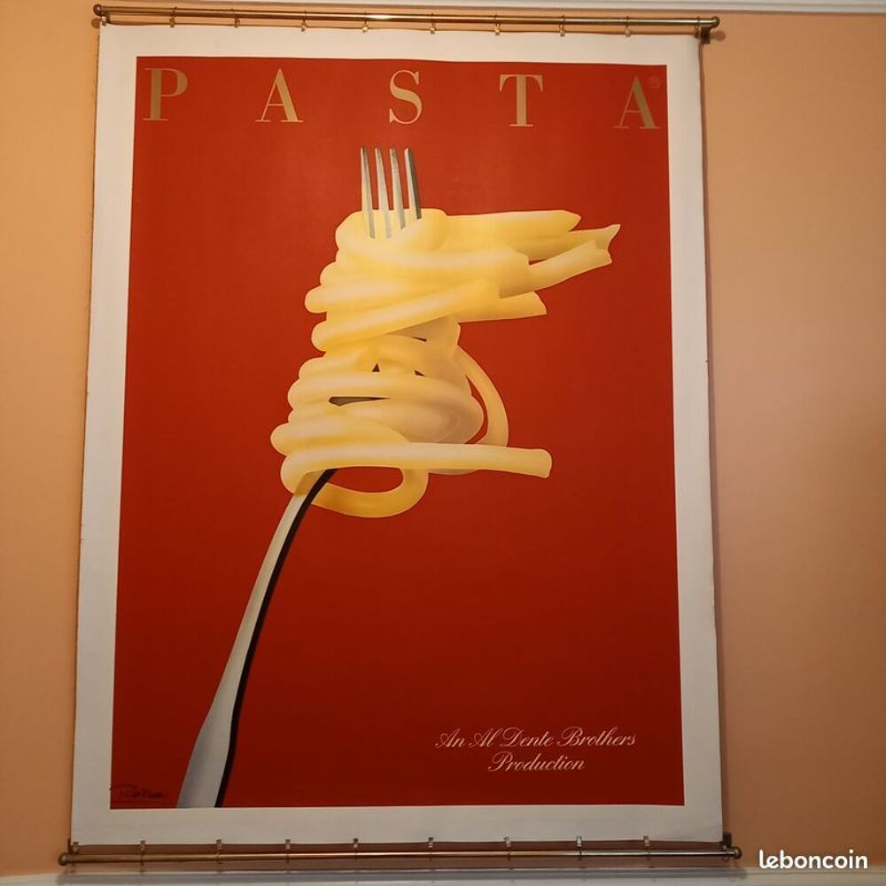 Affiche " al dente brothers" Décoration