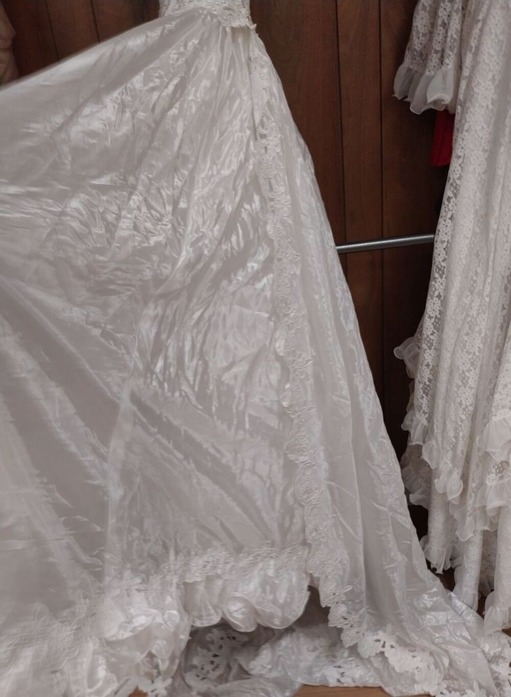Robe de mari&eacute;e vintage princesse Lohrencel Cassel Vêtements