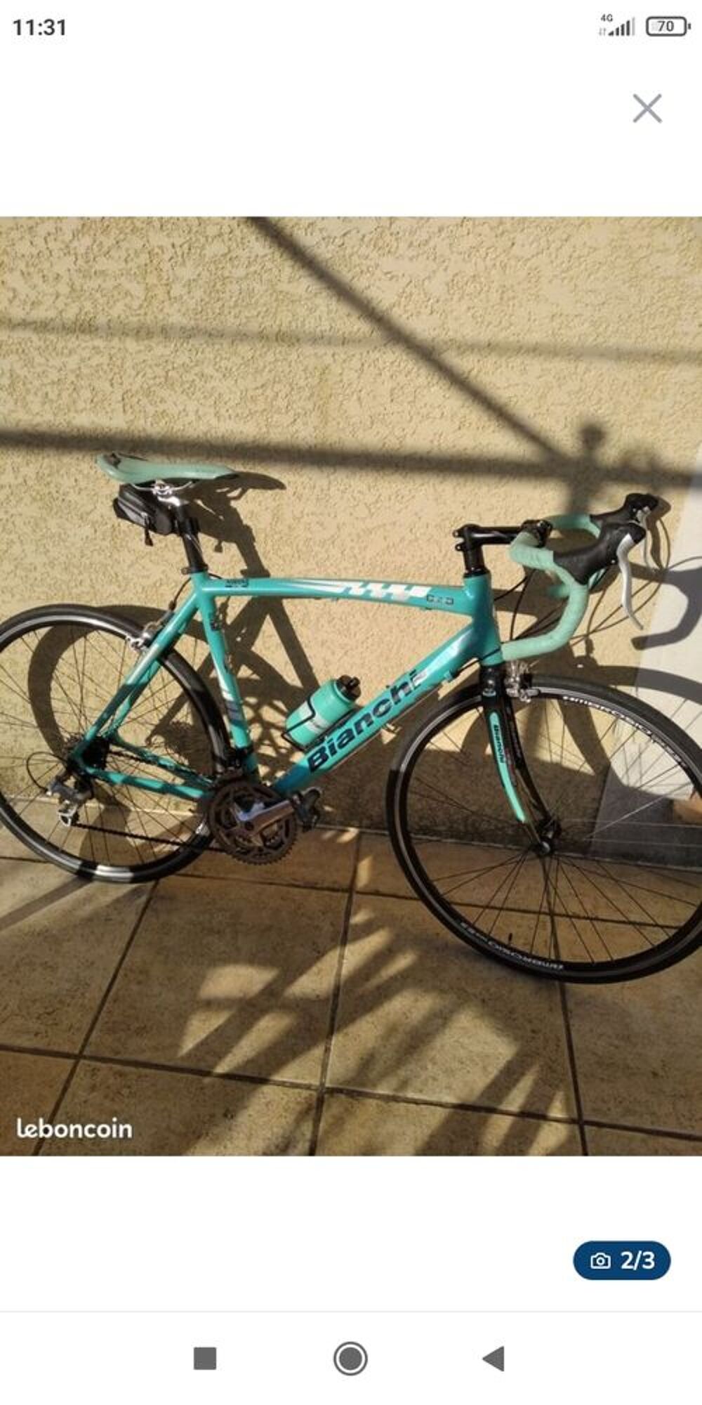 V&eacute;lo de route Bianchi Via Nirone Vélos