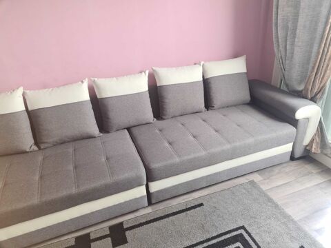 Canap salon tissu Blanc&gris 850 Creil (60)