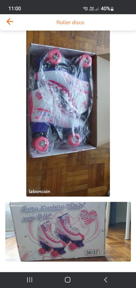 Roller disco femme
50 Saint-Maur-des-Fosss (94)