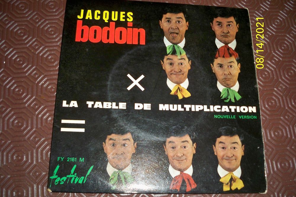 JACQUES BODOIN aux Cabaret des " DEUX ANES" 45t Audio et hifi
