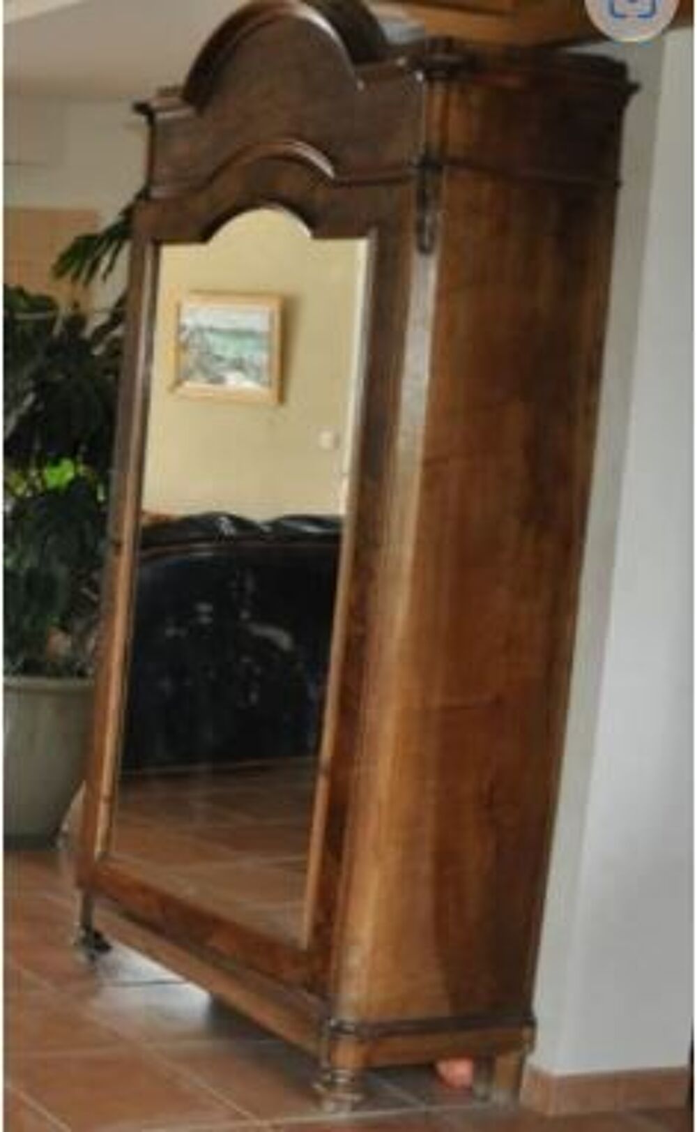 Armoire bois massif en ronce de noyer Meubles