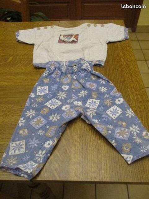 Ensemble haut ouverture bouton niveau du cou pantalon elasti 0 M�rignies (59)