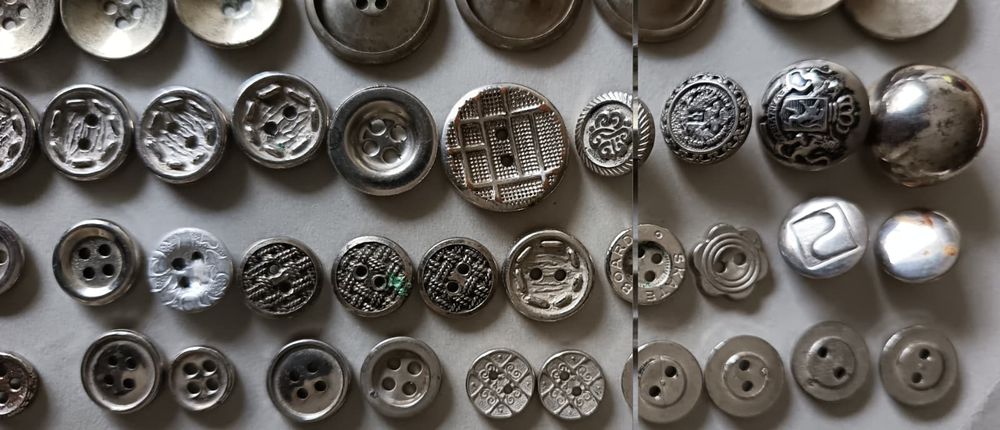 Lot de 99g de Boutons Vintage Style Officier &amp; Bijoux N&deg;42 