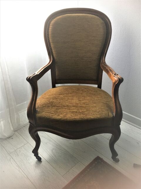 FAUTEUIL Louis-Philippe d'poque, restaur 150 Le Croisic (44)