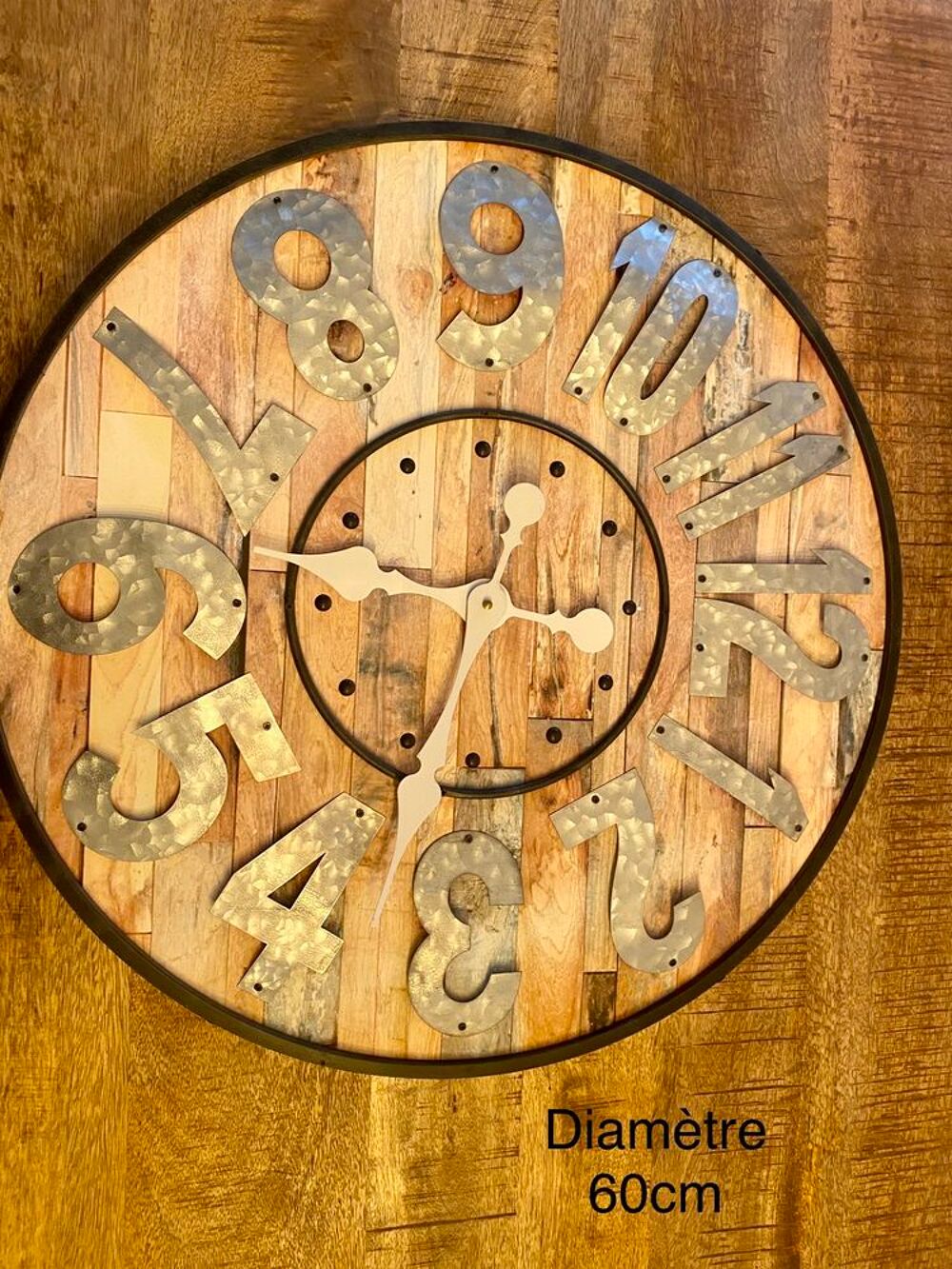 Horloge type industriel Décoration