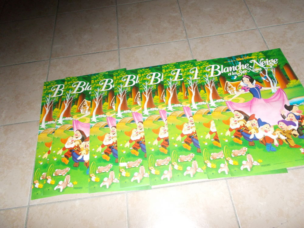 AFFICHE BLANCHE NEIGE 1992 EURO DISNEY 