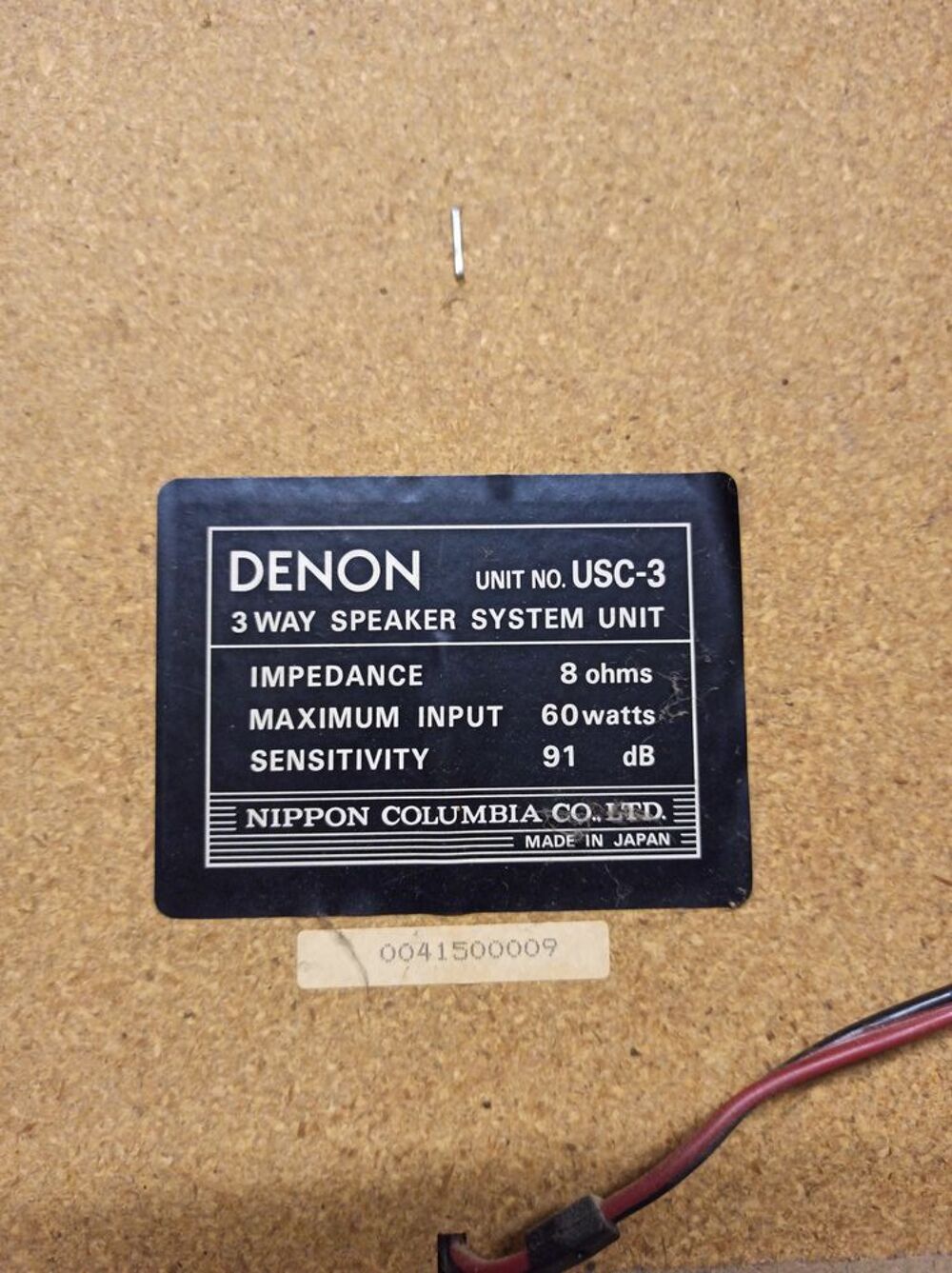 deux enceintes Denon D3 ann&eacute;e 1990 Audio et hifi