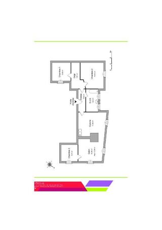  Appartement  louer 4 pices 89 m