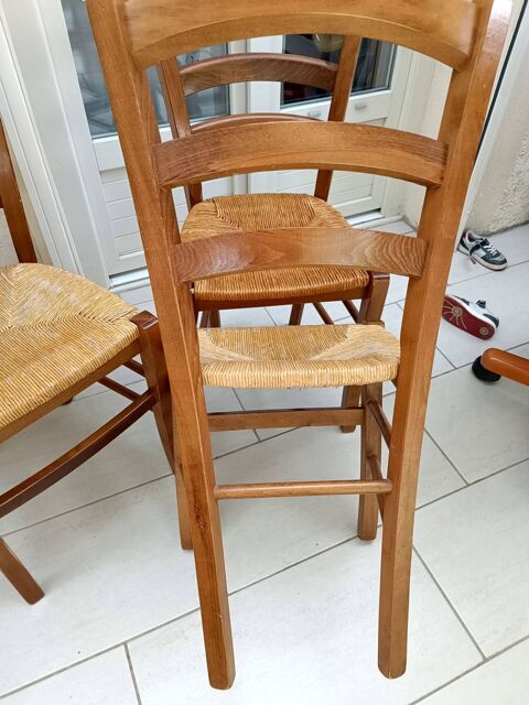 Lot de 6 Chaises paillées 200 Aubigny-en-Plaine (21)